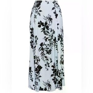 NWT Reformation Zoe Skirt- Blue/Black floral